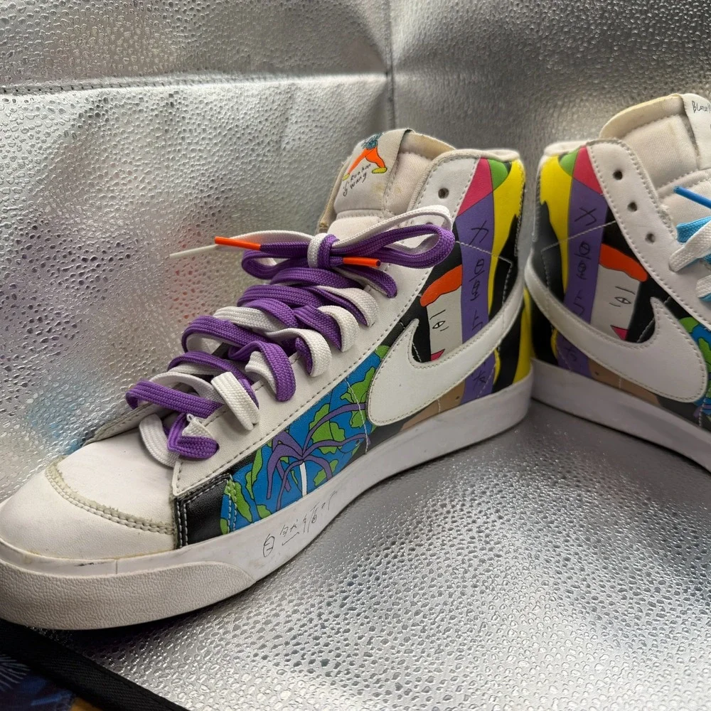 Size 10.5 Nike Flyleather Blazer Mid '77 QS 'Ruohan Wang' Mens Shoes CZ3775-900‎